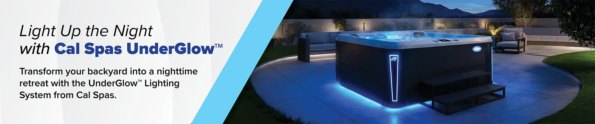 Calspas hot tub being used in a family setting - Meriden